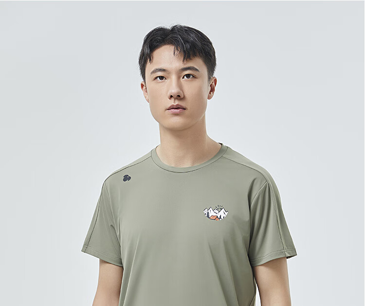 SCALER Ice Rainbow Quick-Dry T-Shirt for Men And Women, Spring/summer New Arrival, Sports Running Breathable Round Neck Outdoor Short Sleeve F4115567 29