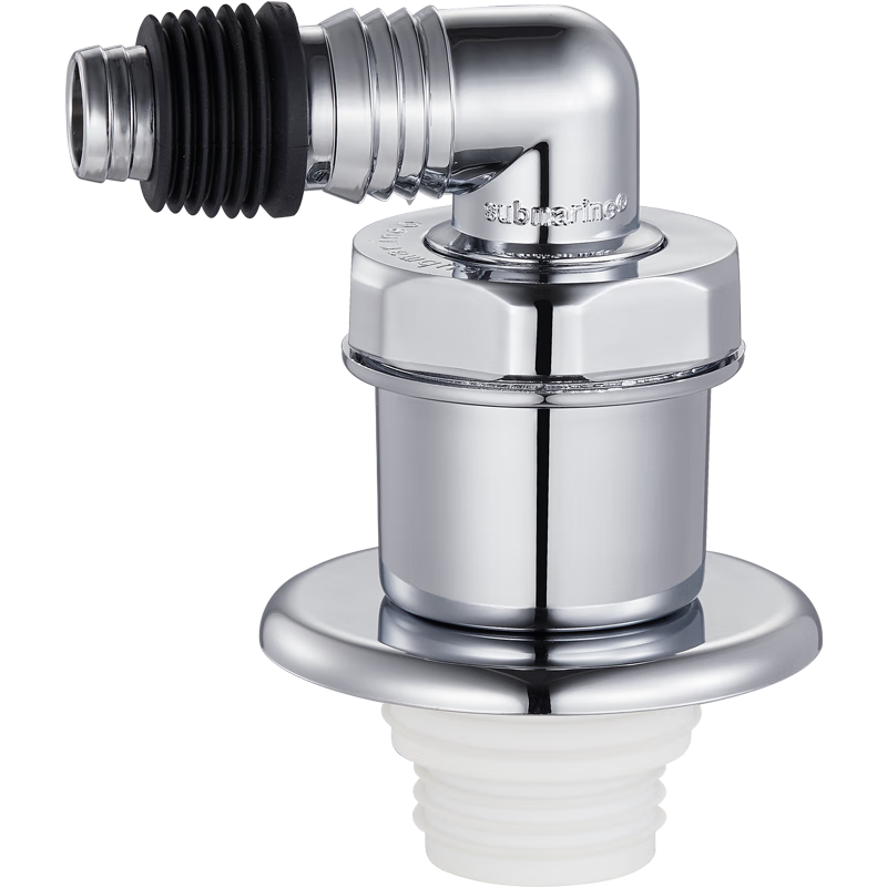 Submarine Xsw-8, Engineering Plastic Chrome-Plated Washing Machine Deodorizer Plug, Floor Drain Deodorizer, Drainage Connector, Washing Machine Drainage Connector