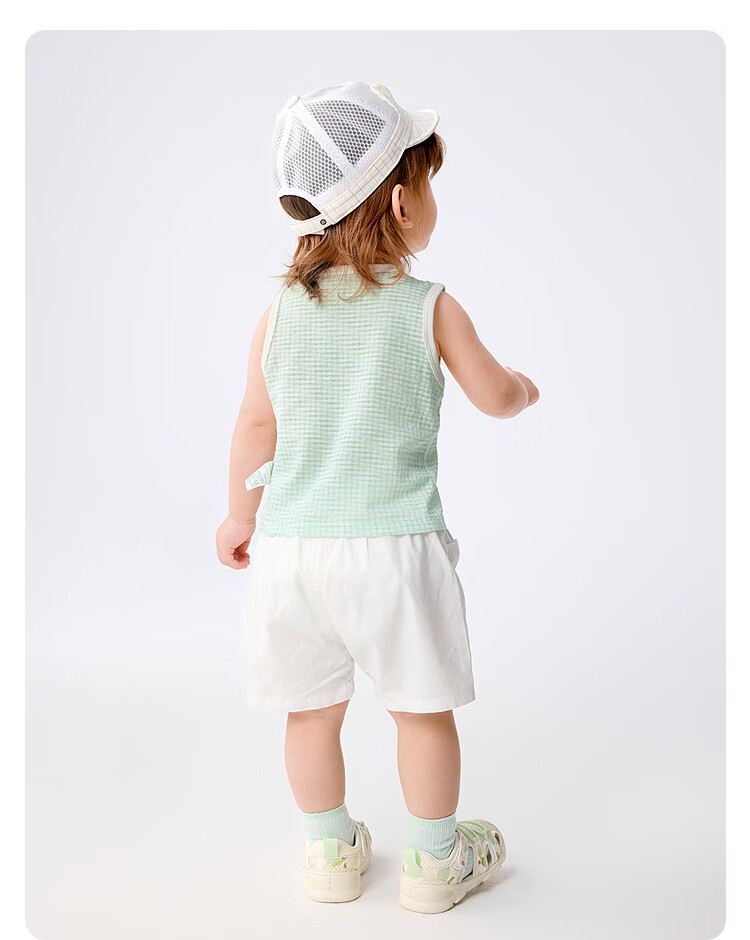 Balabala【balaOne】Baby Vest Infant Summer Outerwear 2026 Two-Piece Set Cute 14