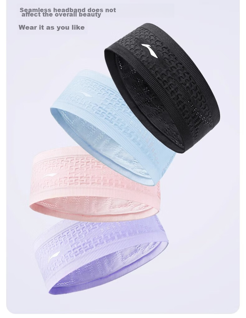 Li-Ning Sports Headband for Men And Women, Sweat-Absorbing Headband, Sweat-Stopping Band for Running, Sweat-Guiding Band for Basketball, Sweat-Proof Headband, Hair Tie, Headband 13