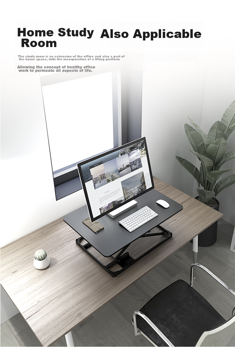 Brateck North Arc Height Adjustable Desk Computer Desk, Standing Office Work Adjustable Desk, Standing Computer Height Adjustable Stand D250 11