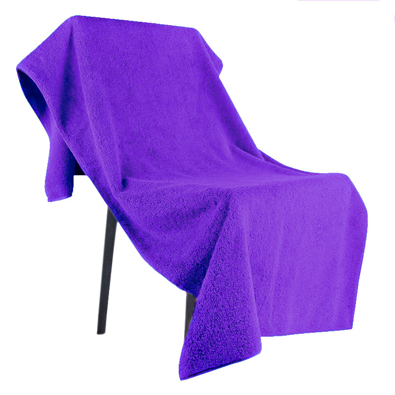 Good Weather Cleaning Cloth for Car Washing, Glass Wiping, Housekeeping, Janitorial Work, And General Cleaning. Purple, Thickened, 1 Piece, 60*160 Cm