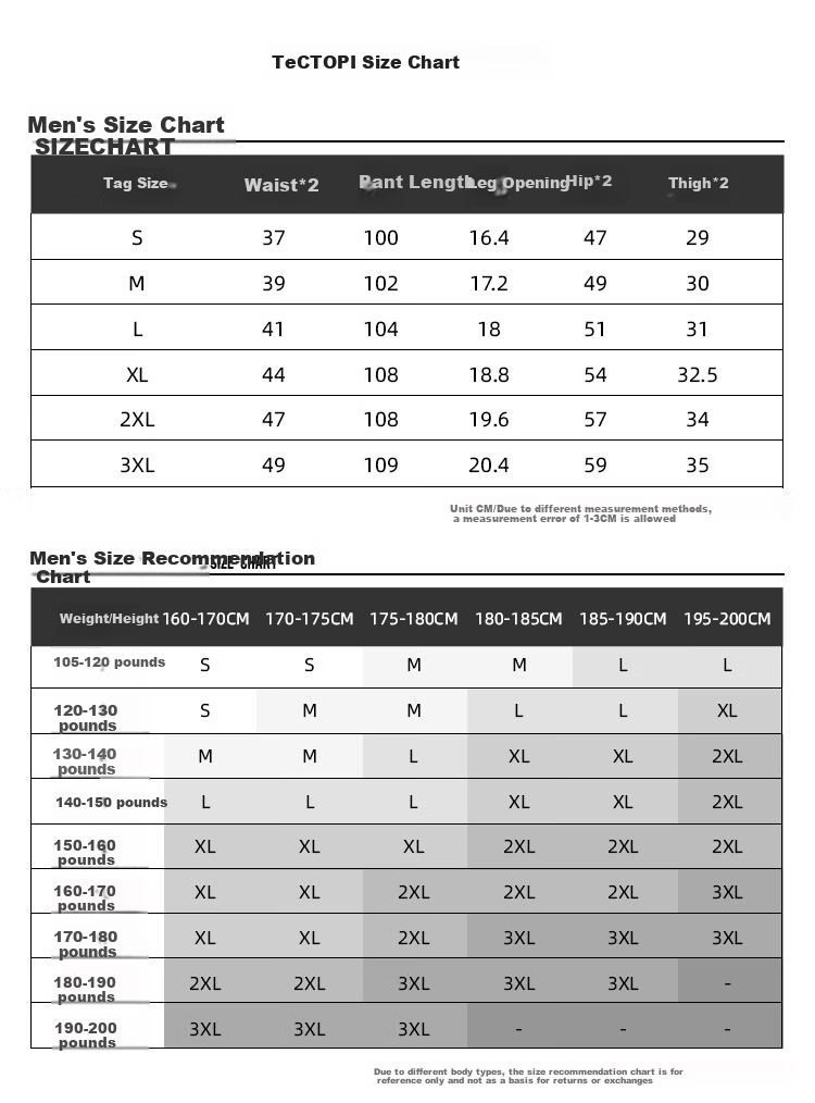 TECTOP Quick-Dry Pants, Men's Outdoor Breathable Fast-Drying Trousers, Sports Hiking Pants, 053 Men's Dark Gray, M 11