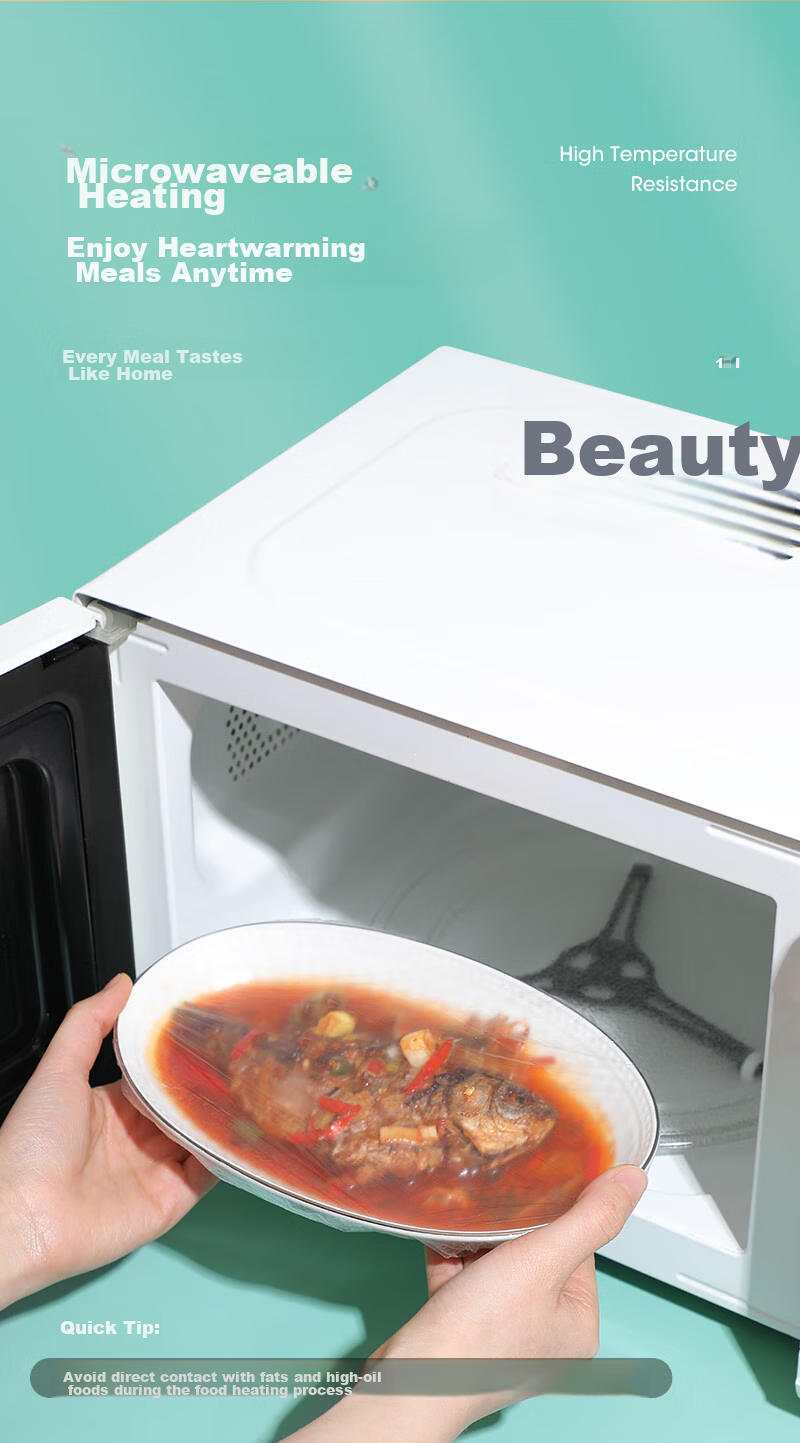 MARYYA Food Wrap Covers, 300 Pieces, Universal Elastic Size, Food-Grade, Disposable Bowl Covers for Home Use 15