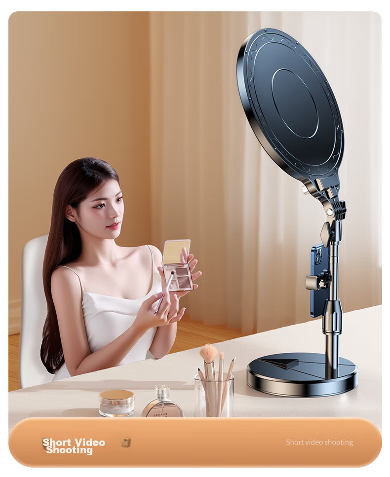 CRENOV [Facial Concealer And Fill Light] Live Streaming Fill Light Complete Set, Photography Face Lighting LED Photo Booth, Professional Soft Light Beauty Video Desktop Full Screen for Streamers' Live Rooms 14