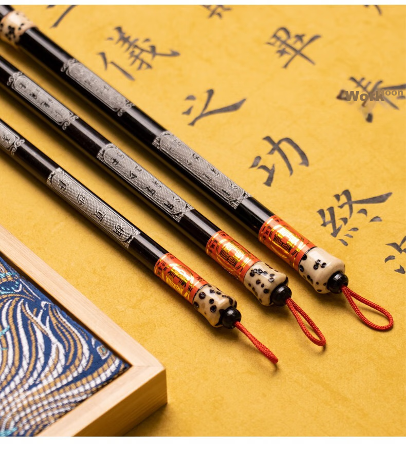 Huying High-Quality Calligraphy Brush Set, Premium Calligraphy Brushes in Gift Box, Advanced Soft Brush for Shanjianhu And Hu Brush Calligraphy [Xinruobodi] 11