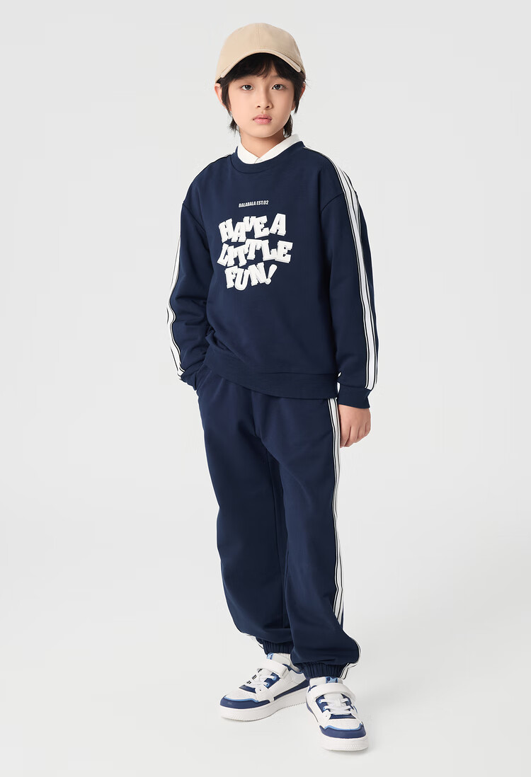 BALABALA Children's Clothing Set, Boys And Girls Long-Sleeve Spring And Autumn Outfit, Baby Loose Sweatshirt Trendy 208125104205 11