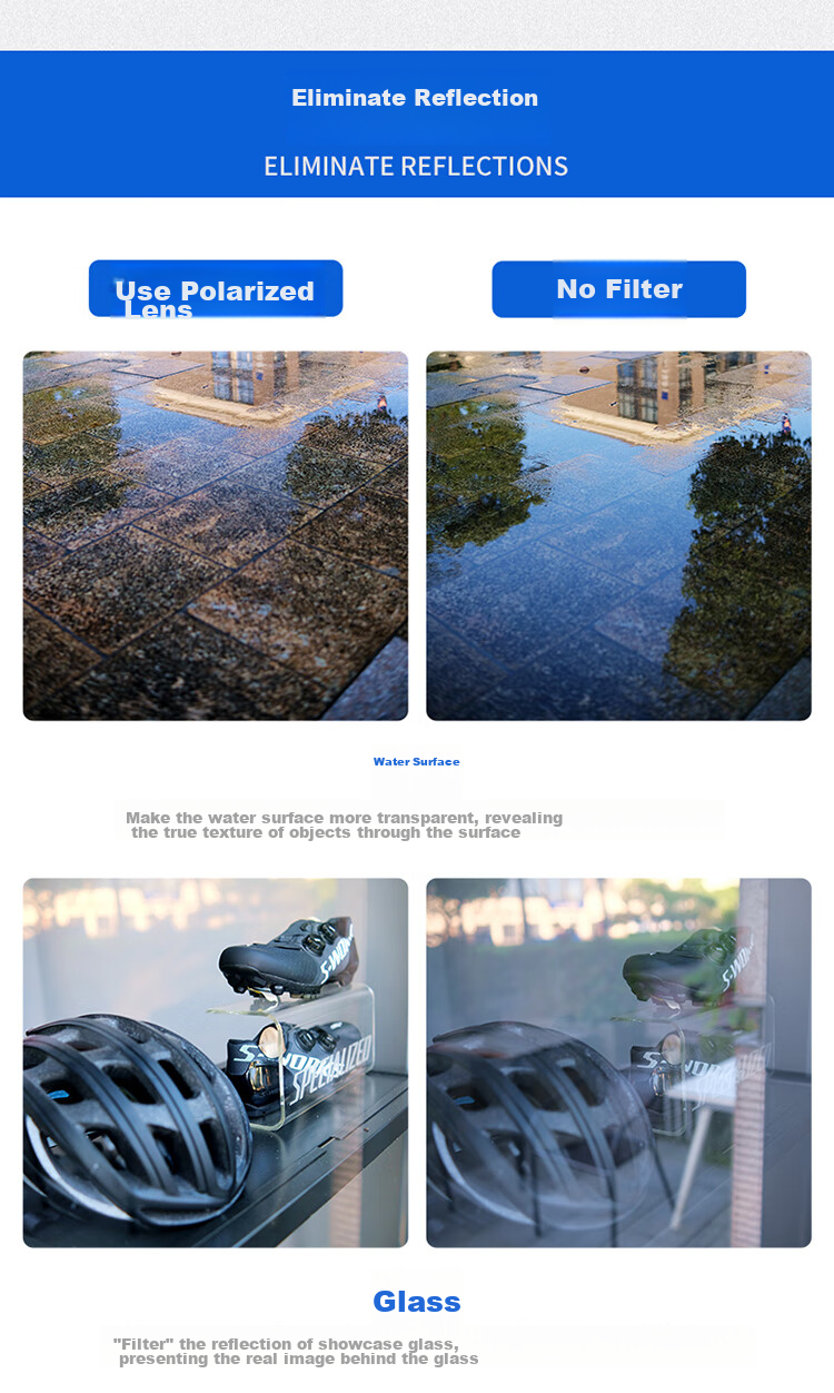 JJC S+CPL Polarizing Filter 40.5mm, Suitable for Sony 16-50, 28-60, ZV-E10L, ZVE-10M2, ZVE-10 Second Generation, A7C2, A6400 Cameras 6