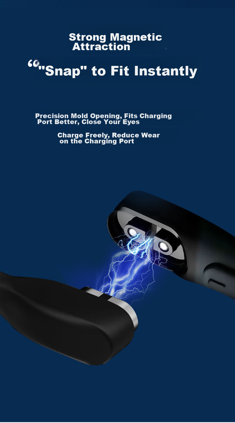 Masentek Compatible with Shokz AS800/OpenRun Pro S810/S803, Bone Conduction Sports Bluetooth Headphones Magnetic Fast Charging Adapter, Shokz Accessory 650 5
