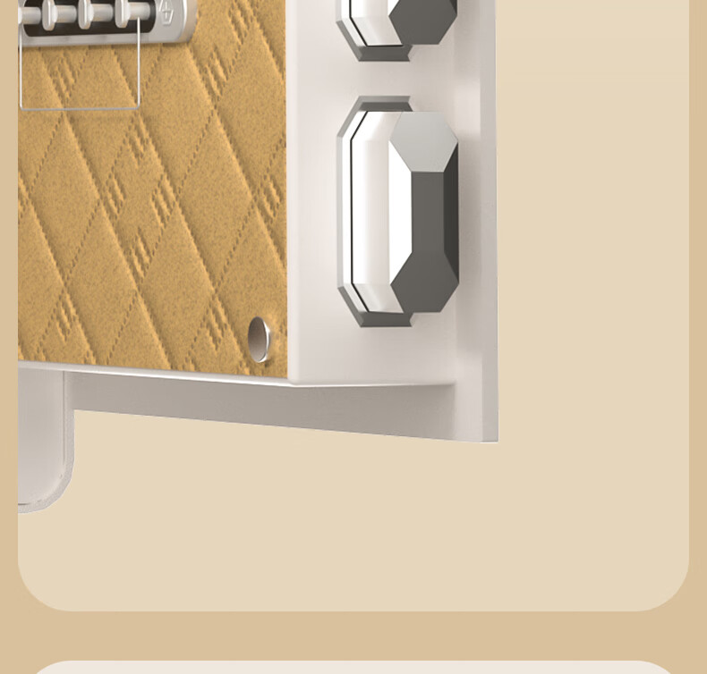 Deli Safe, Home Fingerprint Password Storage, Office Financial Confidential Box, Automatic Door Opening, Thickened Lock Bolt, 60cm White AE641-Z 12