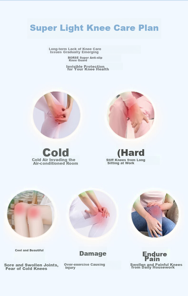 NAILEKESI N Sports Knee Brace for Women, Meniscus Protection, Knee Pain Relief, Arthritis Support, Warmth, Joint Care, Running Protection, Prevents Cold Legs 3