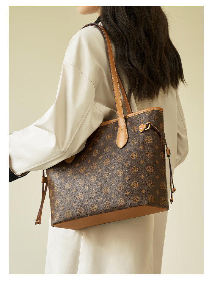 Aokang Women's Handbag, Trendy Large Capacity Underarm Shoulder Bag, Light Luxury Tote Bag, Birthday Gift, High-End Present for Girlfriend Or Wife 9
