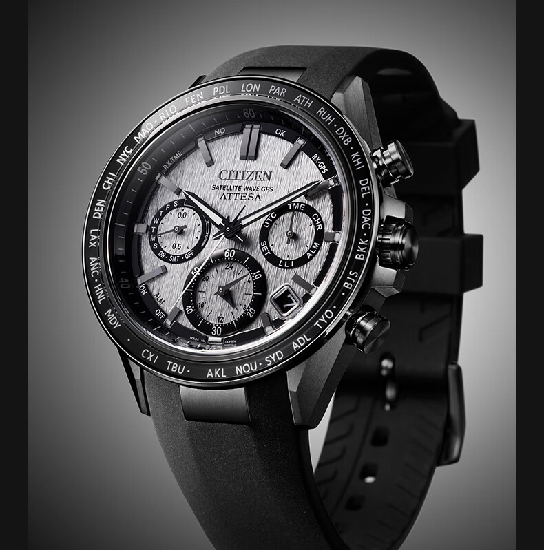 CITIZEN Watch for Men, Japanese And Korean Style, Eco-Drive, Satellite Timekeeping, Comfortable Titanium Design, Simple Gift for Boyfriend, CC4055-14H 4