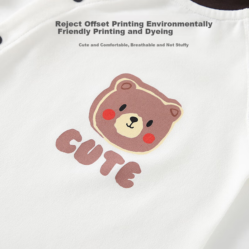 Qiaojiaoya Baby Clothes, Newborn Onesie, Class A Pure Cotton, Spring And Autumn Romper, Crawling Suit, Full Moon Sleepwear for Boys And Girls