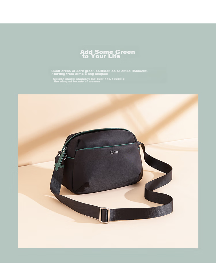 Laifu Women's Handbag, Fashionable Canvas Bag, Simple Casual Shoulder Bag, Oxford Cloth Crossbody Small Bag, Birthday Gift 4