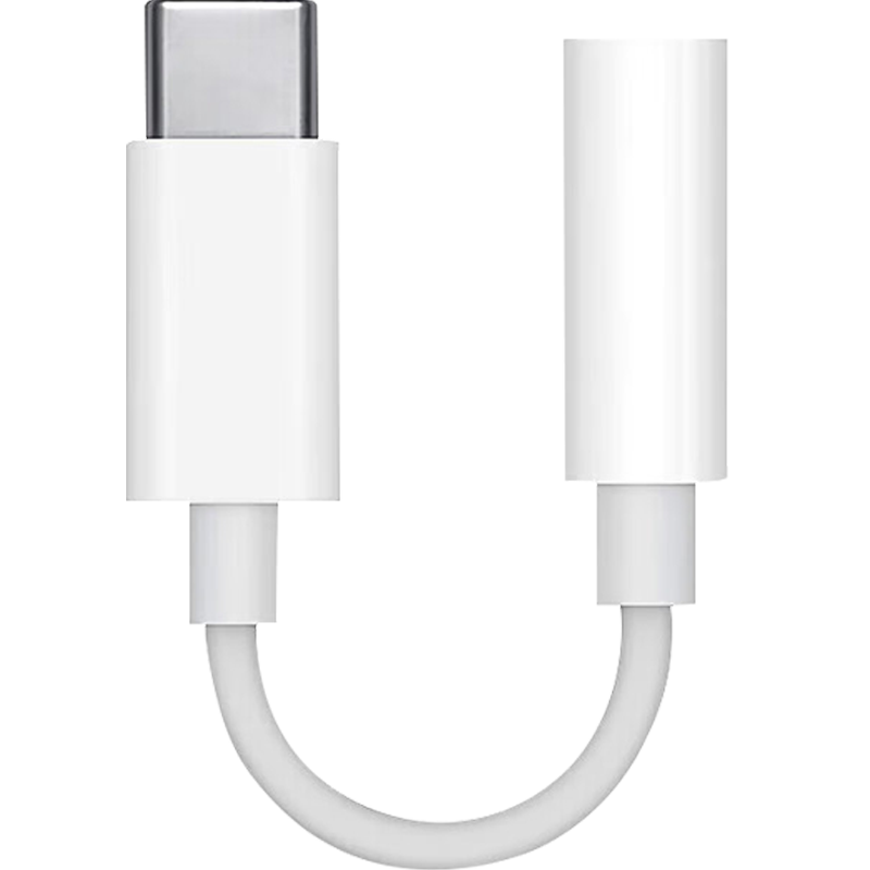 Адаптер Masentek Type-C/Lightning на 3.5 мм для наушников, аудио конвертер, совместим с iPhone 15/16/17/14/13 Pro Max