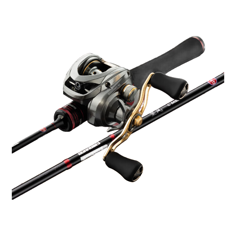 GW Fishing Rod, Gfangfengmaou UL1.68 Meters, Gun Handle with Gfangfeng Water Drop Reel, Left-Handed Micro Lure Rod, Maokou Set