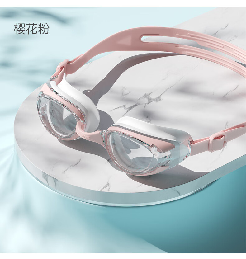 Li-Ning Swimming Goggles And Cap, Waterproof Anti-Fog High Definition Swim Glasses for Men And Women, Myopia Swimming Goggles Black 24-19 Myopia 200 Degrees 3