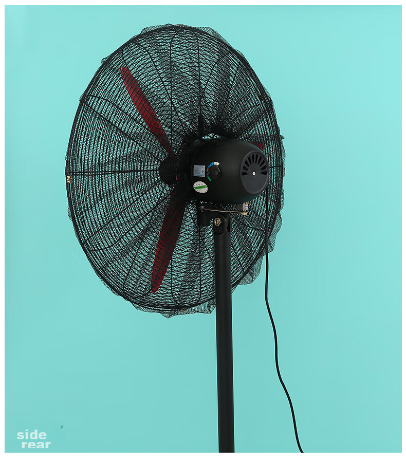 Keruier Industrial Fan Cover, Anti-Pinch, for Factory Workshop, Dust Cover, Large Size Fan Safety Cover, Fan Protection Net, Children's Desktop And Floor Fan Protective Cover, 80cm 15