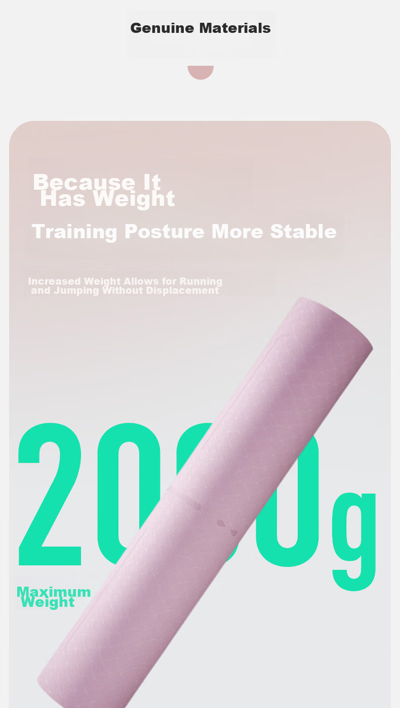Yottoy Yoga Mat, Thickened Non-Slip Exercise Fitness Mat, Widened 185*80cm, for Beginners, Men And Women, 9mm, Home Use Floor Mat 16