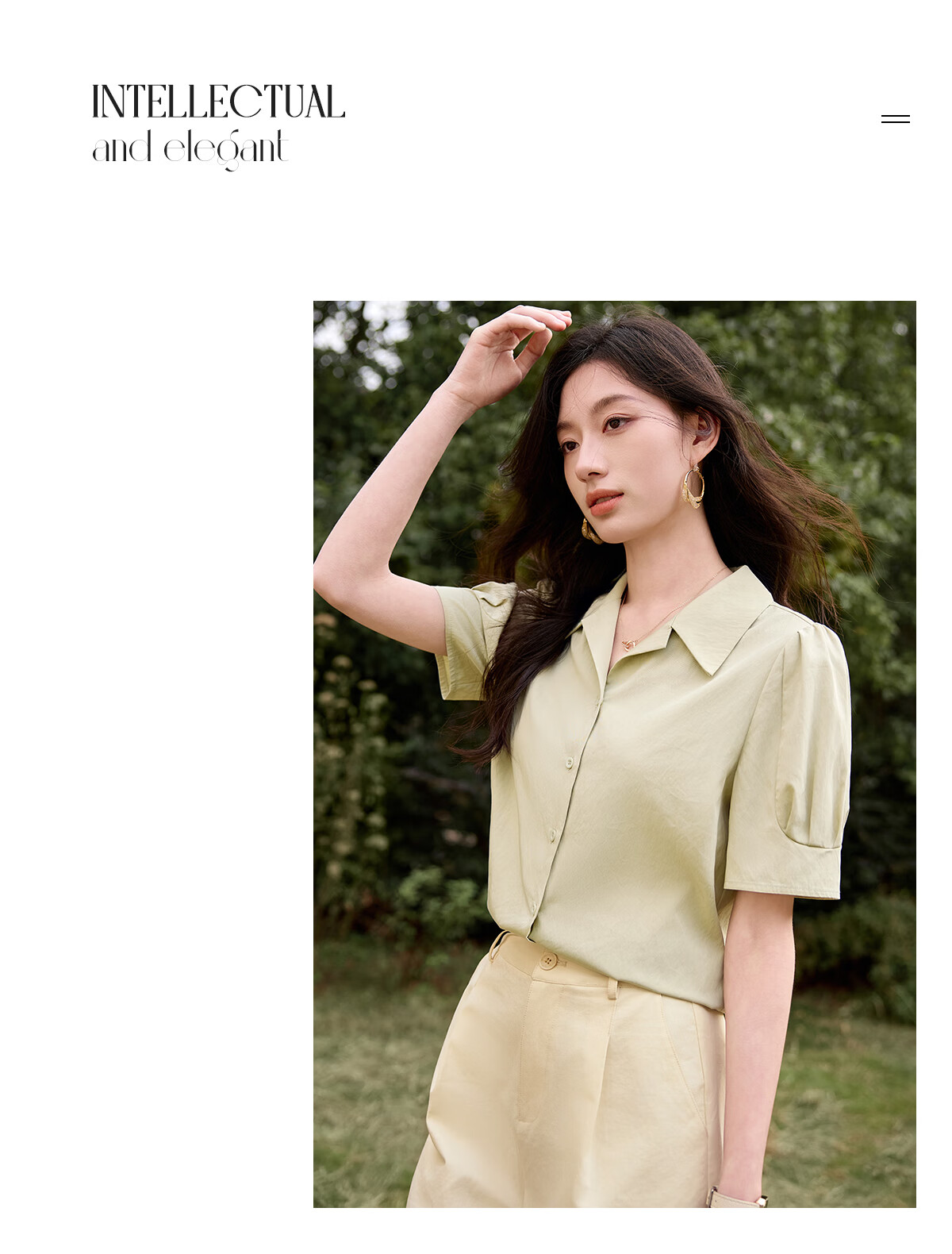 Chushen Summer Short Sleeve Shirt Women Fashion Lapel Design Commuter Casual Blouse S52S004 Light Yellow L 23