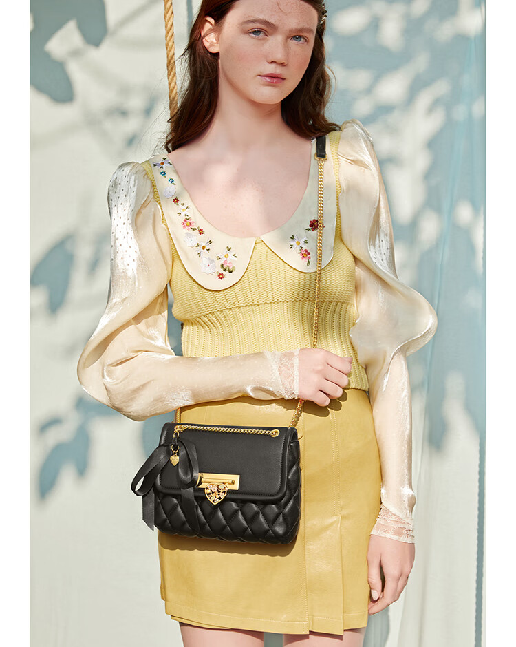 JUST STAR [Xu Lu's Choice] Kelly Handbag, Women's Bag 2026 New Style, Light Luxury Crossbody And Handheld Bag, Birthday Gift for Wome 26