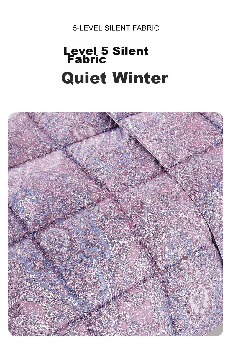 BEYOND Home Textiles down Comforter Antibacterial Washable 95% White Goose Down Winter Quilt 1000g Filling 220*240cm 11