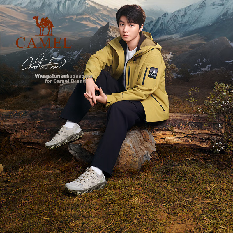 CAMEL [Wang Junkai's Choice - Triumphant] Hiking Shoes for Men And Women, Outdoor Non-Slip Wear-Resistant Climbing Sports Shoes