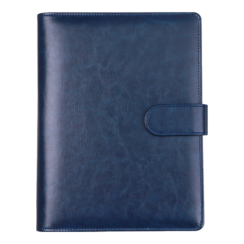 Xutong Notebook, 9-Hole B5 Classic Business Loose-Leaf Binder, 100 Sheets Leather Cover Notebook, Unit Journal, Thickened Record Book, Removable Loose-Leaf Notebook, Can Print LOGO