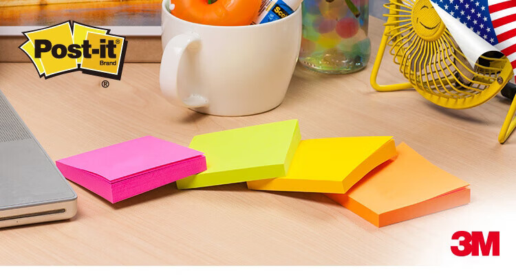 3M Post-it Notes Reminder Sticky Notes Memo Pads Office School Supplies Essential Set 654S-6S Yellow 6-Pack 2