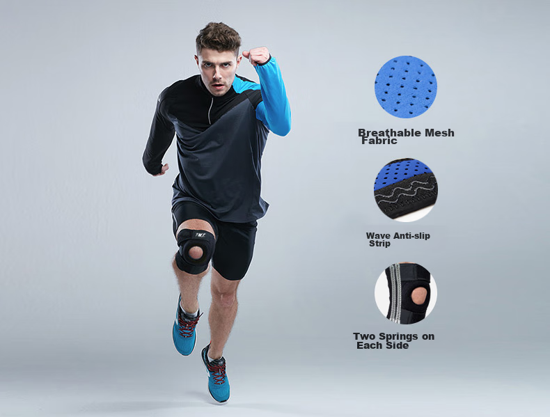 TMT Knee Brace for Sports, Warmth, Men And Women, Cold Legs, Running, Meniscus Injury, Arthritis, Specialized for Hiking, Basketball, Badminto 7
