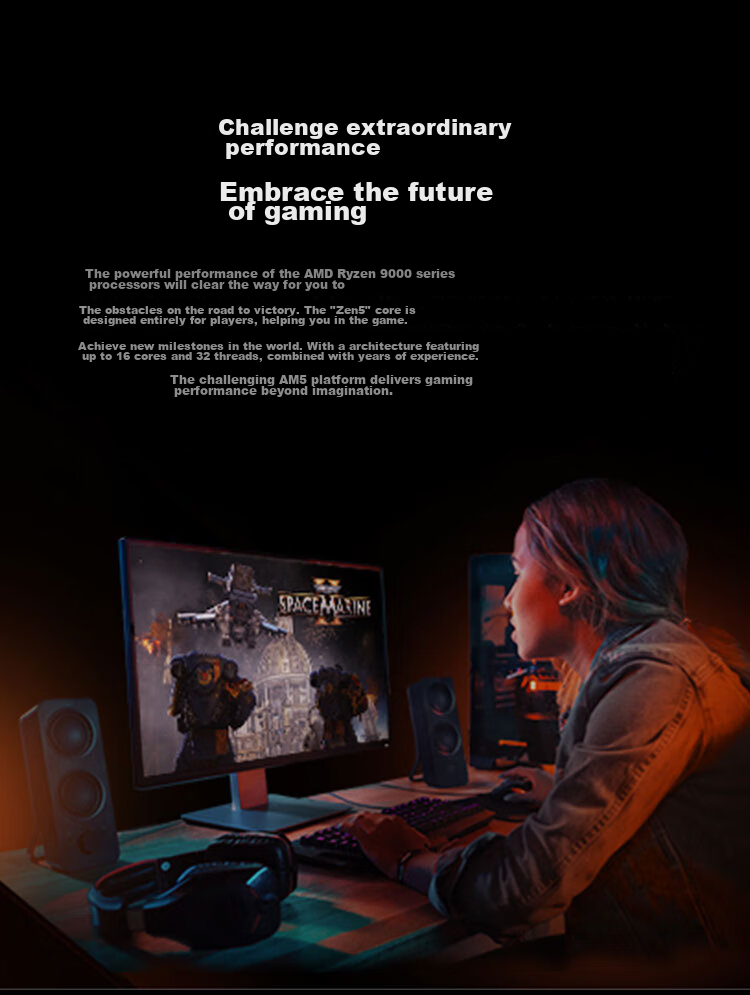 AMD Ryzen 7 9700X Processor (R7), 4nm, 8 Cores 16 Threads, Max Boost Clock up to 5.5GHz, Boxed CPU, for Smooth Gaming/Valve/CSGO 1