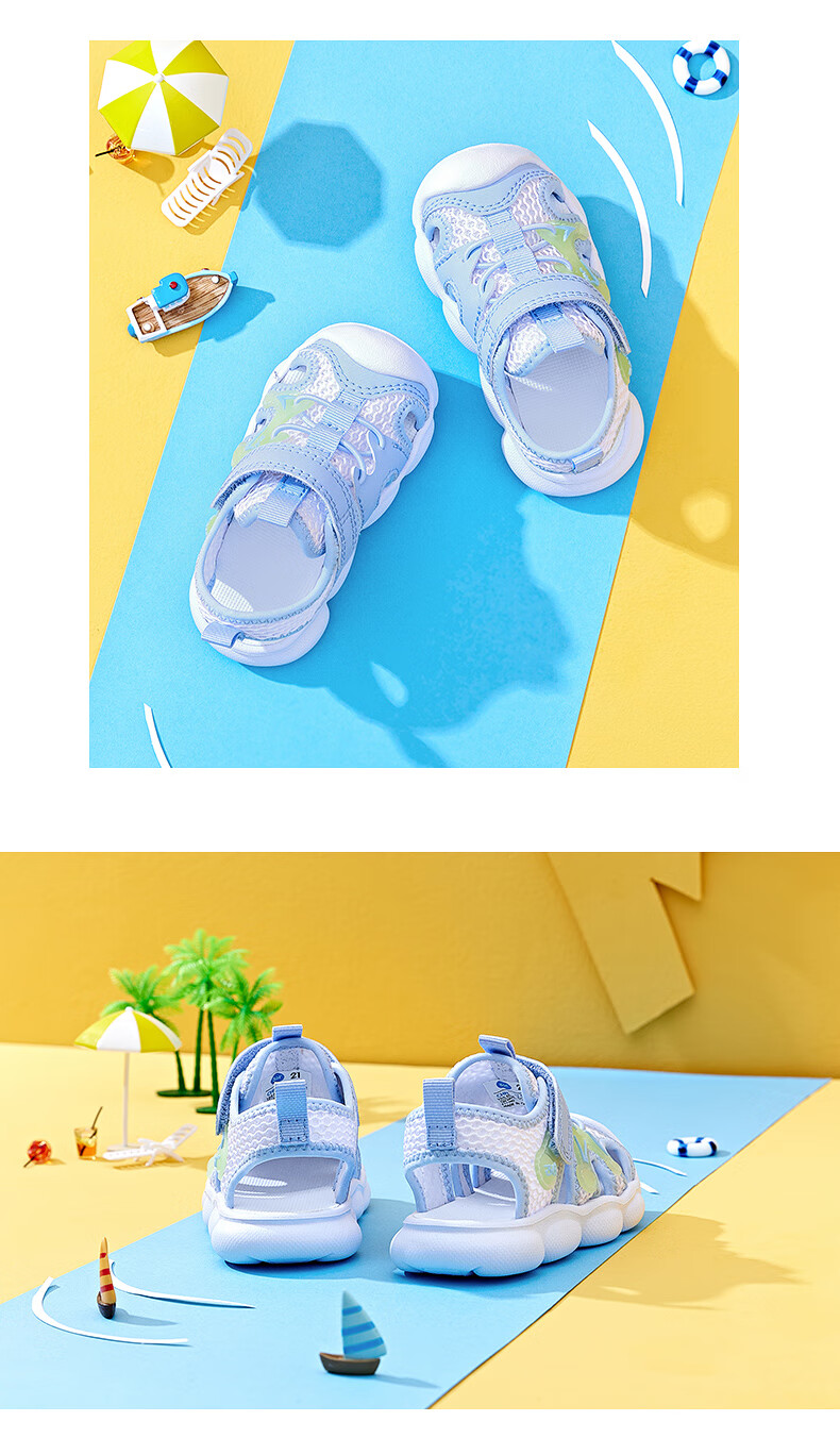 361° Baby Sandals, Size 26, Summer, for Boys And Girls, Toddler Soft Elastic Children's Sports Foot Protection Closed-Toe Beach Sandals, Purple, Size 24 5