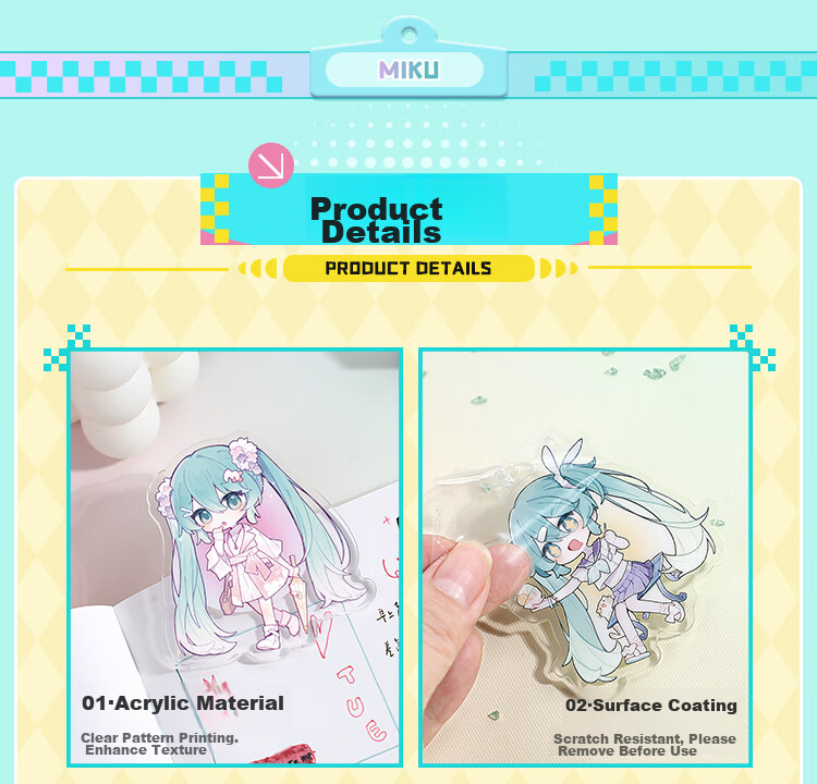 GuangBo Future Acrylic Journal Clips Stationery, Small Clip for Receipts And Bookmarks, Snack Clip for Anime Fans, 3 Green CY997043-A 12