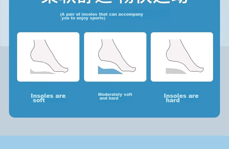 Li-Ning Sports Insoles for Men, Soft And Bouncy, Comfortable for Long-Standing, Height-Increasing, Sweat-Absorbing, Odor-Resistant, Breathable, Non-Stuffy, Shock-Absorbing for Military Training And Running 10