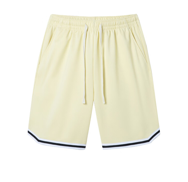 GENIOLAMODE Semir Group Men's Solid Color Simple Basic Casual Loose Youth Student Basketball Training Shorts 5