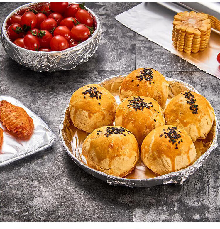 Suncojia Aluminum Foil, 10-Meter Boxed, for Kitchen Baking, Barbecue, Oven, Air Fryer, Locks Moisture, Keeps Food Fresh, Prevents Burning 2