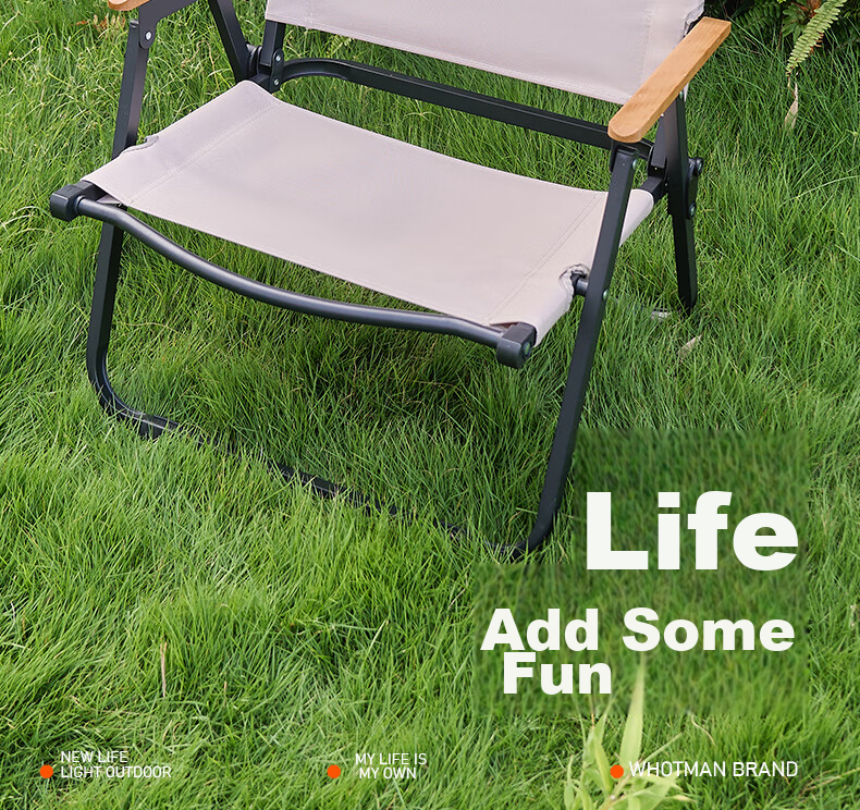 Woteman (WHOTMAN) Kmiti Chair, Outdoor Folding Chair, Portable Camping Equipment, Fishing Chair, Beach Armchair 6
