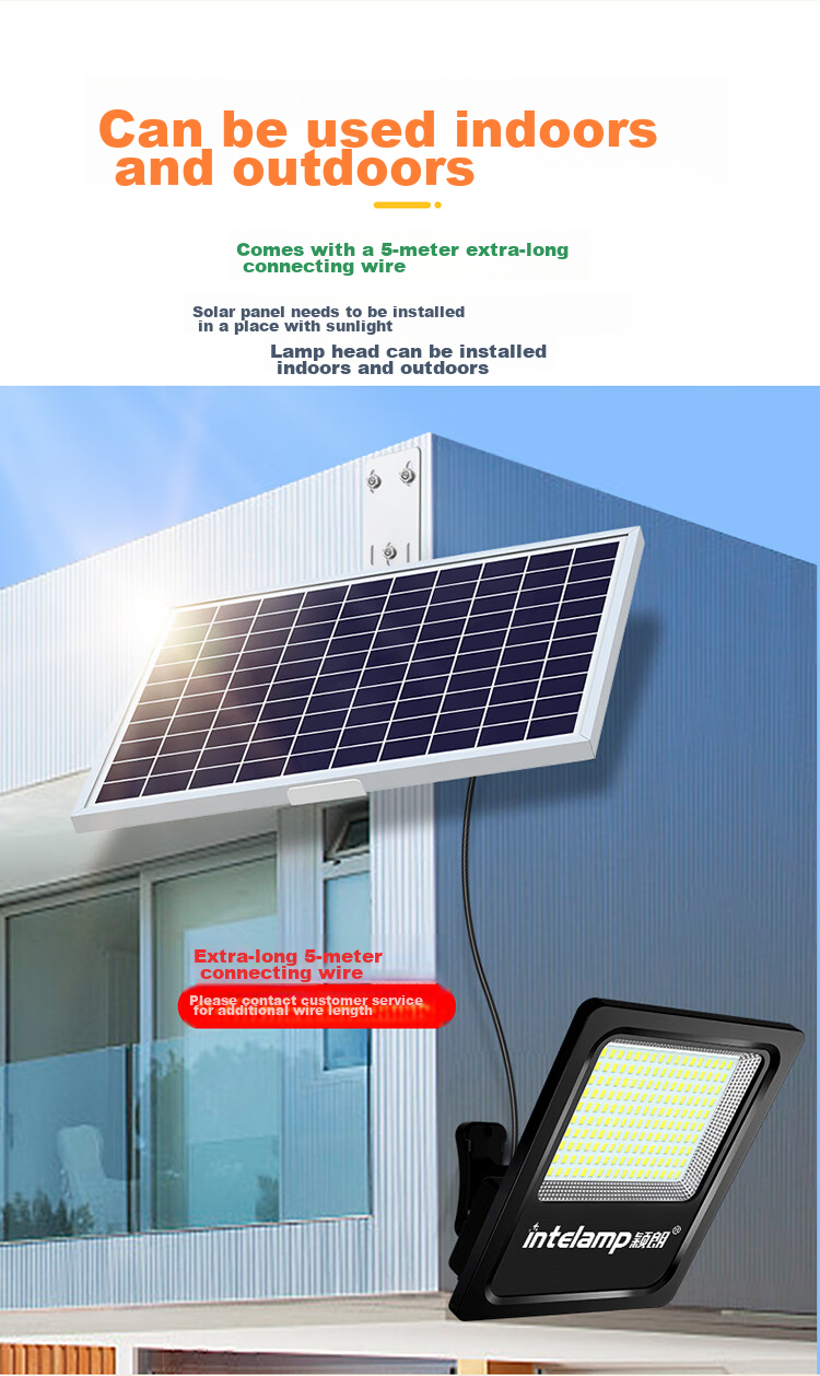Intelamp Solar Garden Lighting, Motion Sensor Light, Outdoor Yard Entrance Road Light, Automatic Illumination at Night, Light Control, Remote Control 6