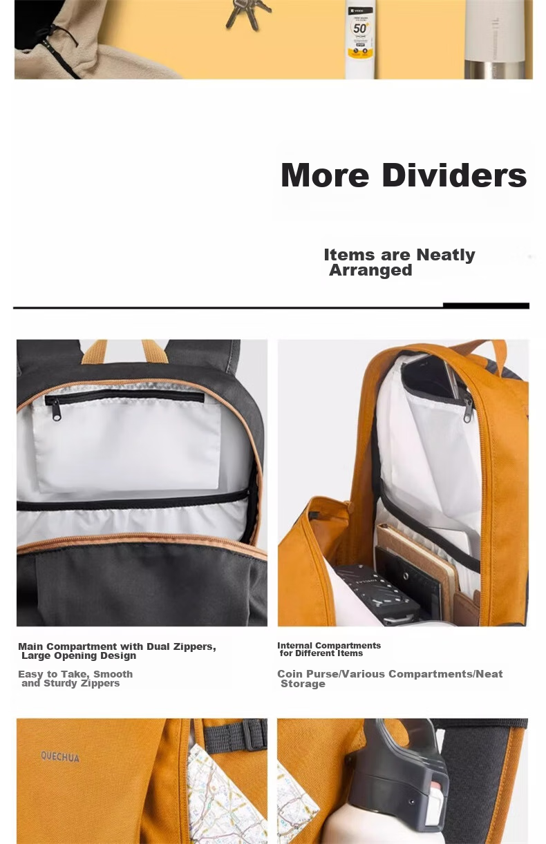 DECATHLON Outdoor Hiking Backpack, Youth NH100 Large Capacity 20L, New Or Old Randomly Sent -4773407 5