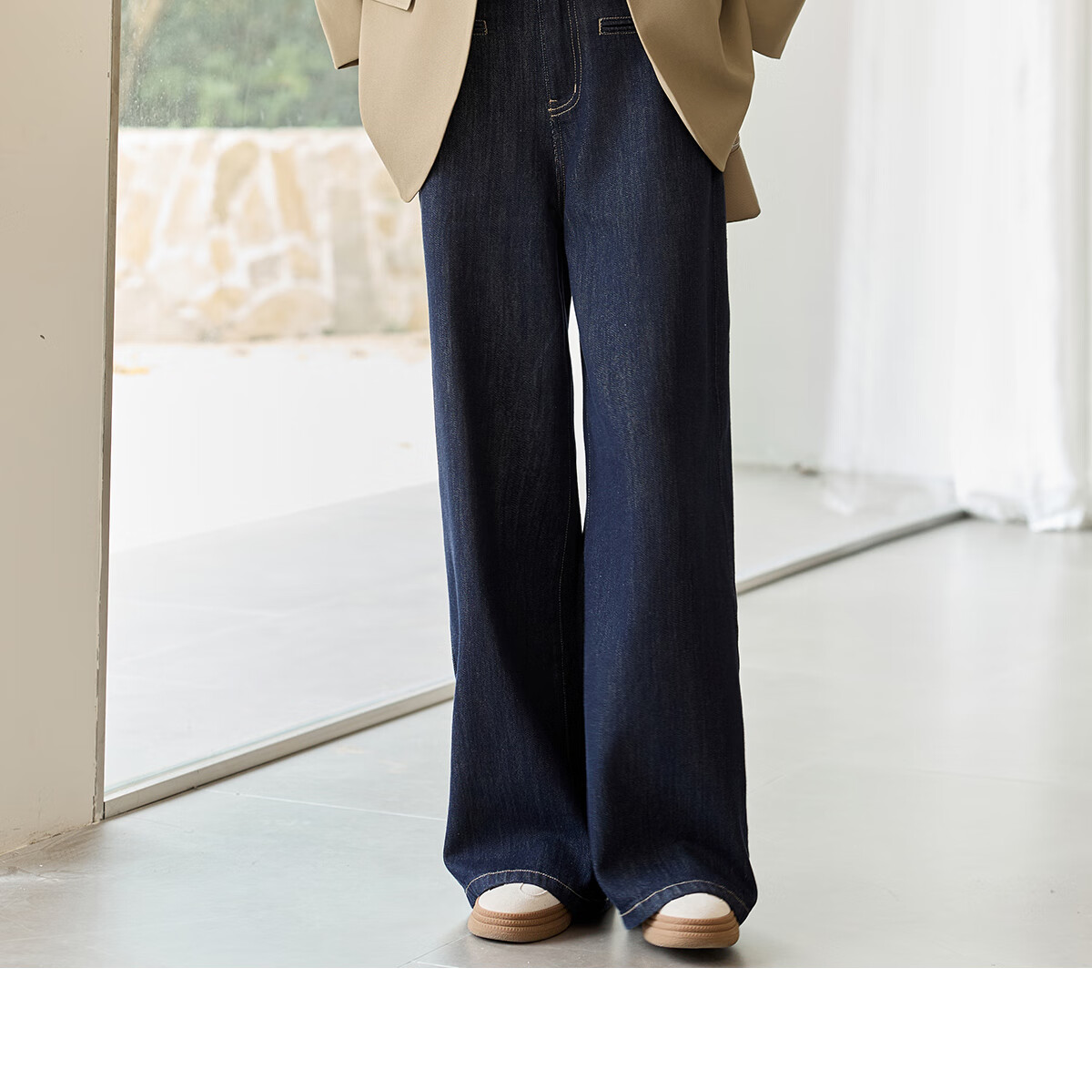 Chushen Chunqiu Women's Classic Simple H-Shape Blazer Casual Commuter Suit Jacket S51U012 20