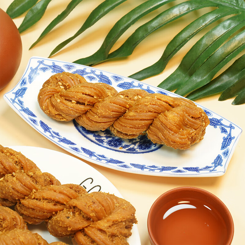 津顺祥 天津特产夹馅大麻花（椒盐味）400g/袋