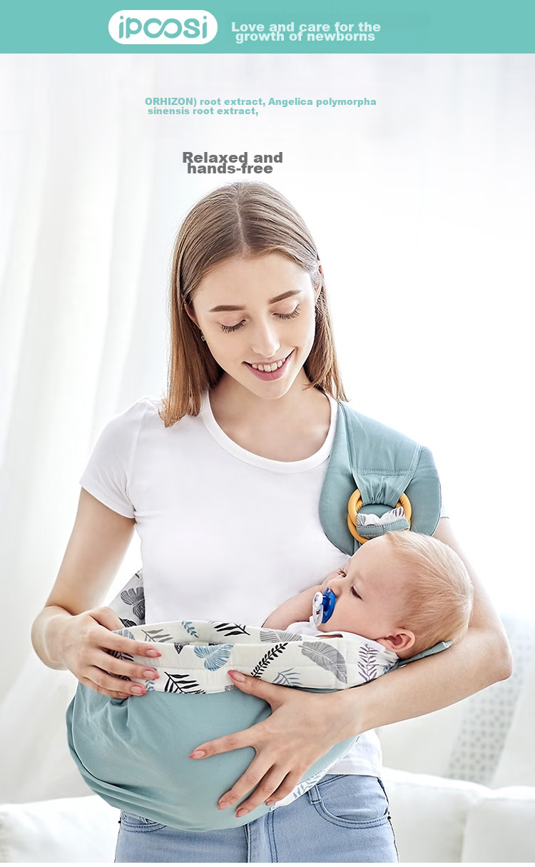 Aibaoshi Baby Carrier Mesh Breathable Multifunctional Nursing Cloth Horizontal Front-Facing Baby Carrier M629 with Drool Bib 1