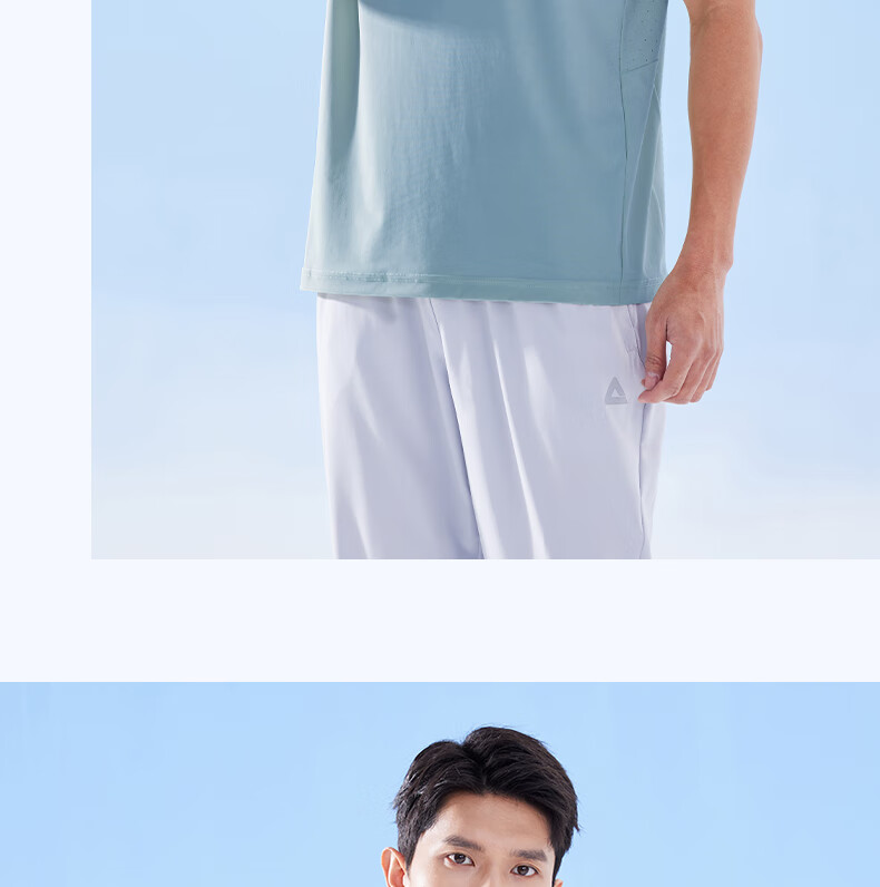 PEAK Polo Shirt for Men, Summer New Style, Sports Fitness Business Top, Breathable Casual T-Shirt, Loose Short Sleeve DF652241 57