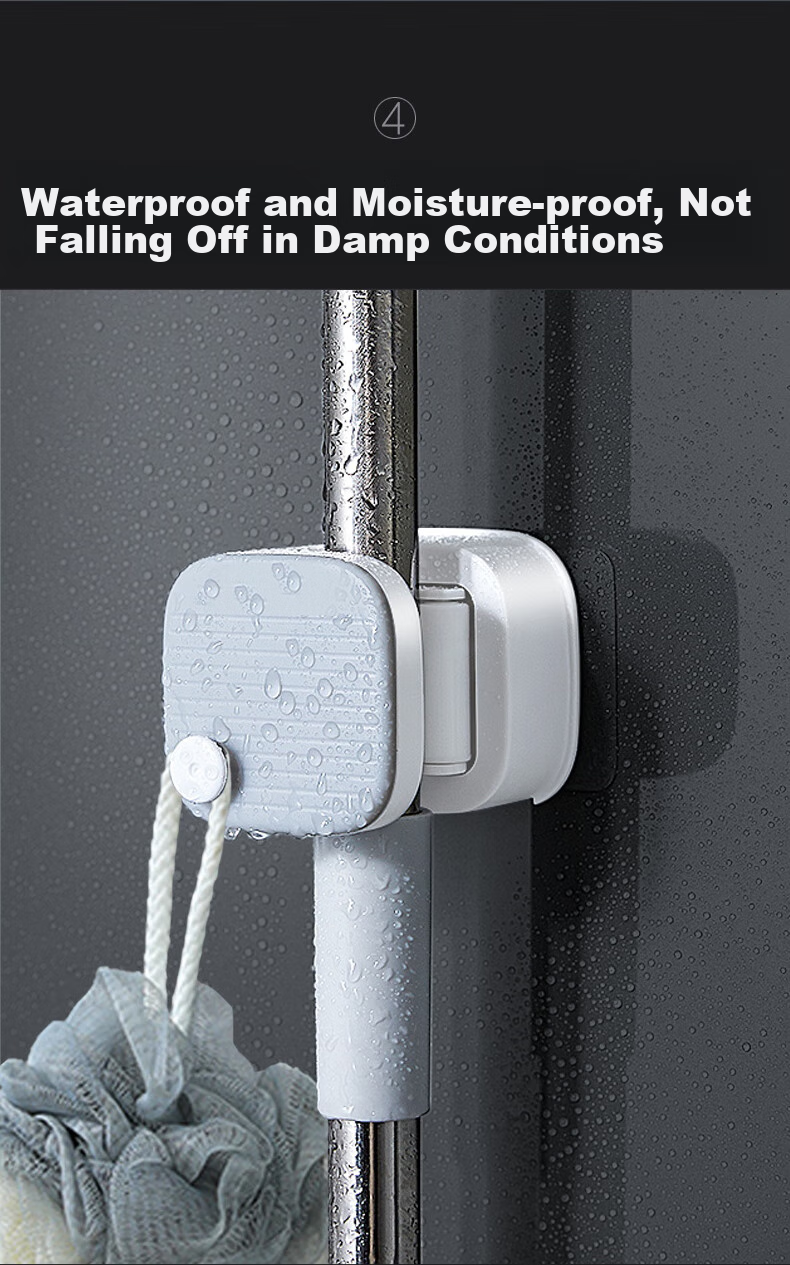 Dawei Face Basin Hook, No Drilling Required, Strong Adhesive, Bathroom Shower Basin Hanging Device, Storage Rack Y5 5