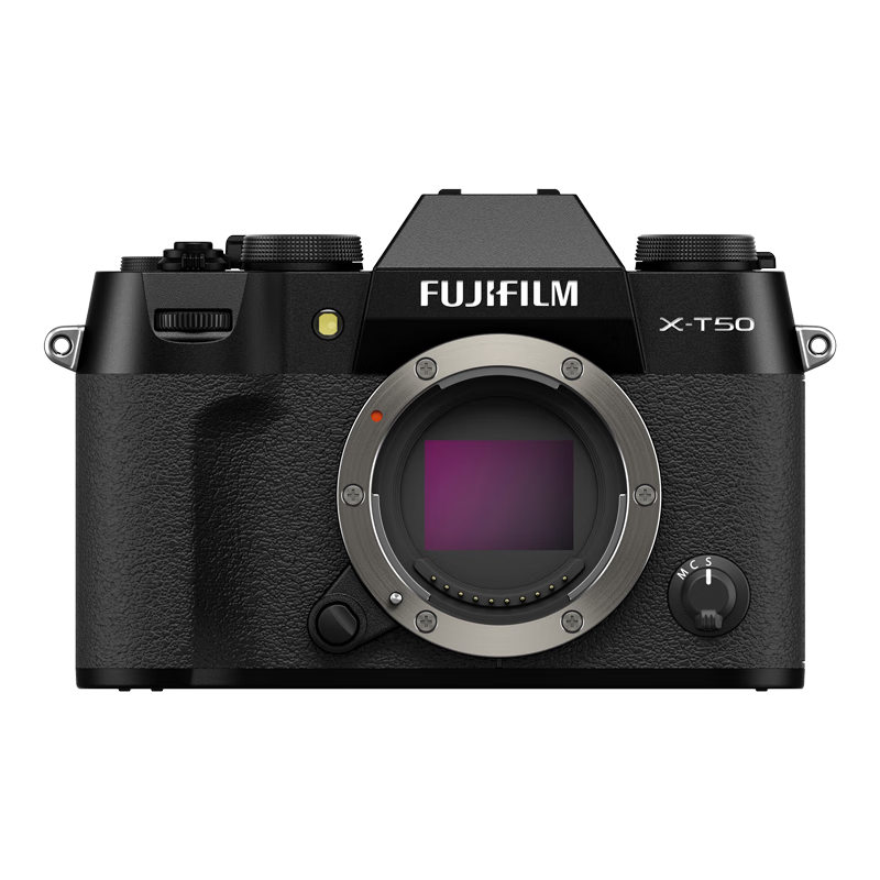 FUJIFILM X-T50/XT50 Mirrorless Camera Body, 40.2 Megapixels, 7-Stop Five-Axis Image Stabilization, 20 Film Simulation Modes, Classic Black