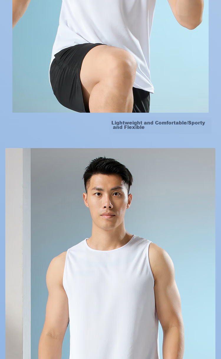Fandimu Men's Sports Tank Top, Loose-Fitting Quick-Dry Breathable Basketball Tennis Running Comprehensive Training Fitness Sleeveless Vest 13
