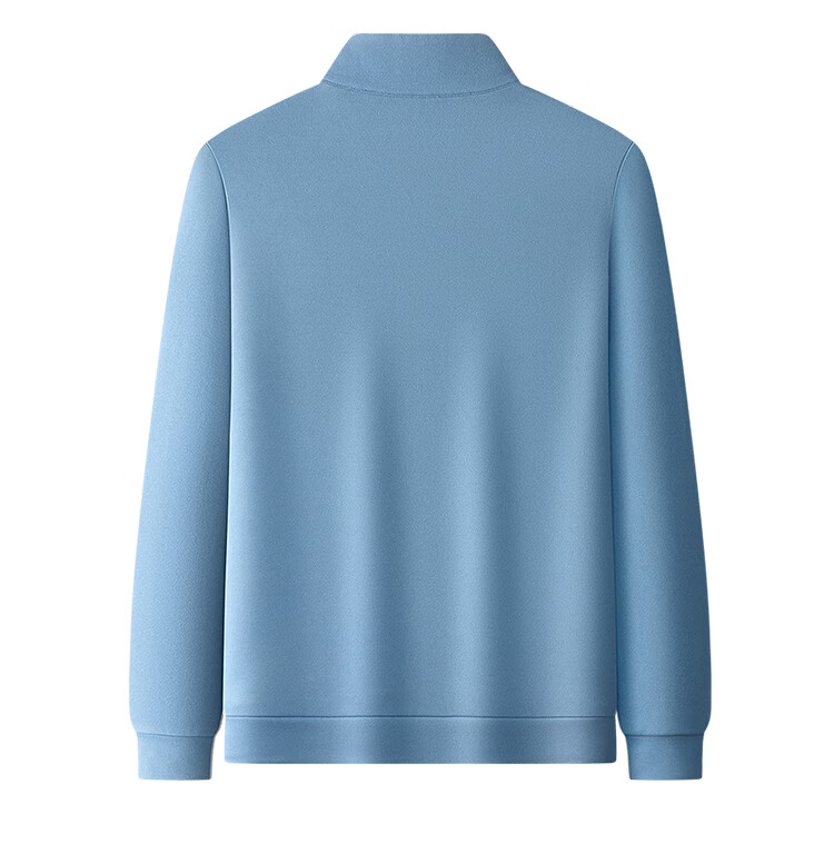 MONTAGUT Autumn Soft Comfortable Men's Casual Long-Sleeve Double-Sided Thin Fleece Sweatshirt, JG Black, 3XL 12