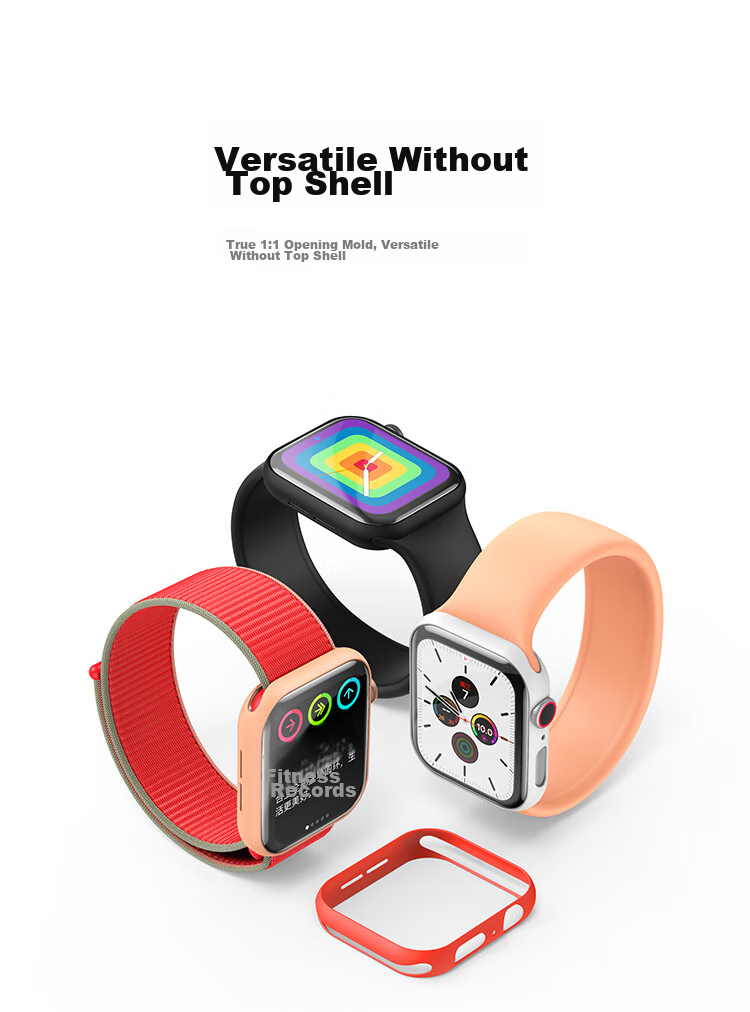 UGREEN Compatible with Apple Watch Screen Protector for SE3/SE2/S9/S8, Universal Fit for Apple IWatch 7/6/5/4, Protective Film for 45/44mm, Anti-Scratch, Anti-Fingerprint, Hydrogel Soft Film, Not Tempered Glass 24
