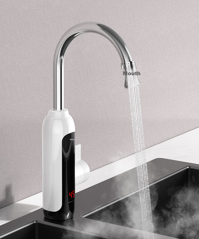 MeiLing Electric Hot Water Faucet, Kitchen Under-Sink Instant Heating Electric Water Heater, Quick Heating Mini Kitchen Treasure, Household Hot Water Treasure with Both Cold And Hot Functions, MF-D316 Plug-In Model 15